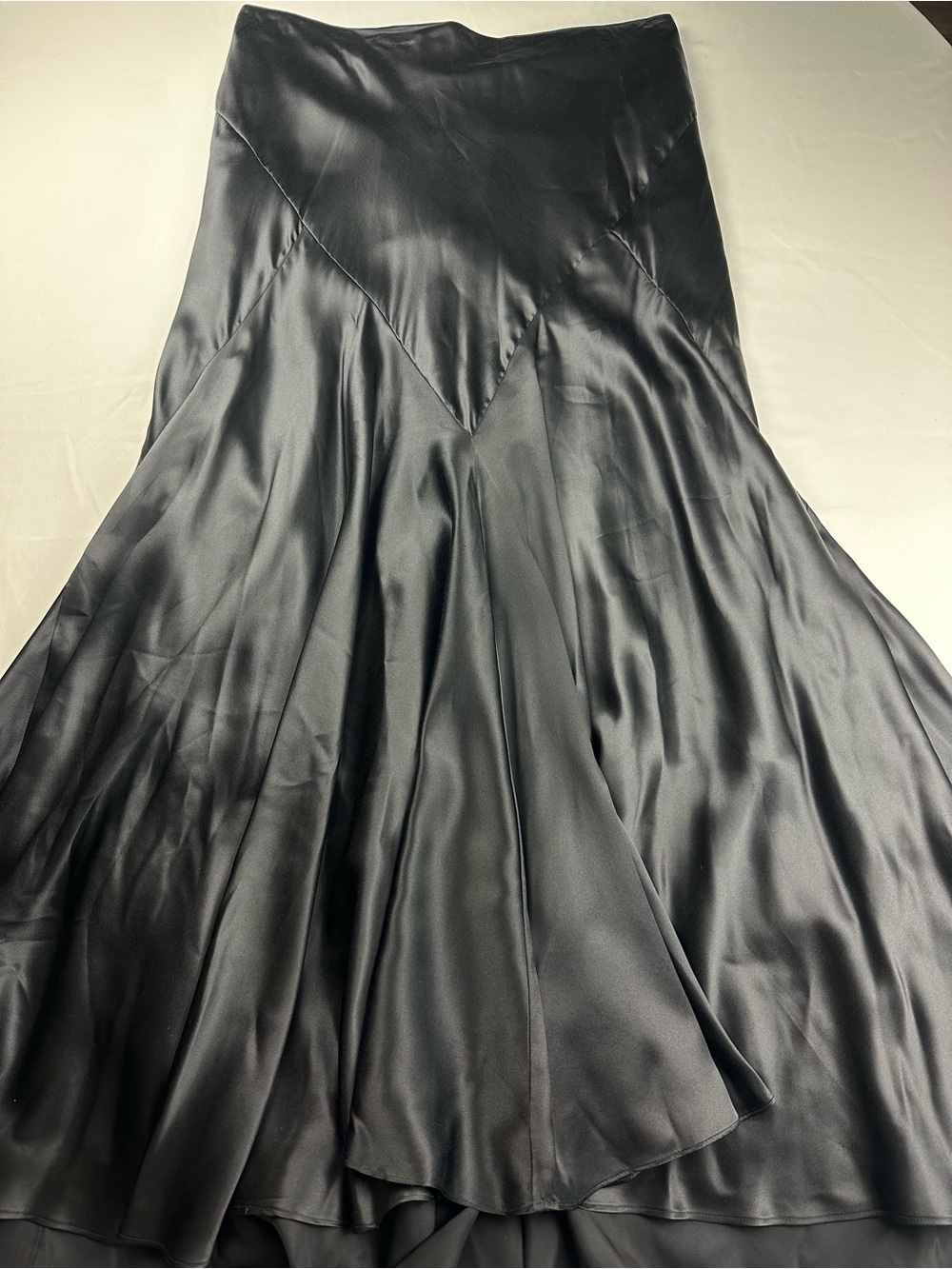 Luisa Spagnoli 100% Silk Italian Maxi Skirt Luxury Vintage Whimsigoth Old Money